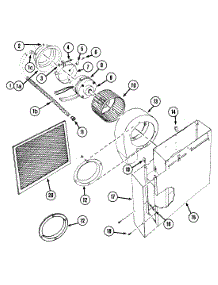 01 - Blower Plenum Parts For Jenn-Air Cooktop C101 From Appliancepartspros.Com