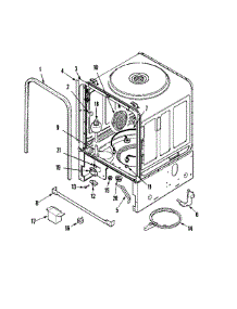 03 - Inner Tub parts for Jenn-Air Dishwasher JDB8910AWQ from AppliancePartsPros.com