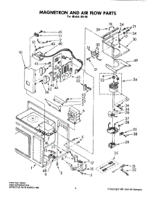 03 - Magnetron Assembly parts for Jenn-Air Microwave M140 from AppliancePartsPros.com