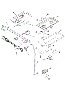 05 - Gas Controls parts for Jenn-Air Range JDS9861AAP from AppliancePartsPros.com