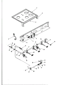 07 - Top / Burner Valves parts for Jenn-Air Range PRG3610NP from AppliancePartsPros.com