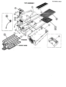 06 - Top Assembly Parts For Jenn-Air Range D120 From Appliancepartspros.Com