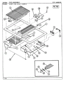 09 - Top Assembly parts for Jenn-Air Range S136W from AppliancePartsPros.com