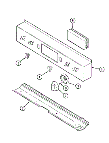 03 - Control Panel (Pf,Pg,Pk,Pr Models) parts for Jenn-Air Range SVD48600PK from AppliancePartsPros.com