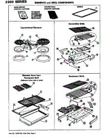 05 - Elements & Grill Components Parts For Jenn-Air Cooktop 2300 From Appliancepartspros.Com