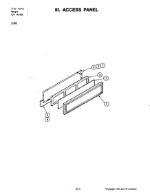 01 - Access Panel Parts For Jenn-Air Range S156 From Appliancepartspros.Com