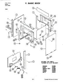 05 - Body Parts For Jenn-Air Range S156 From Appliancepartspros.Com