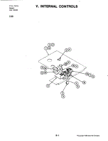 08 - Internal Controls Parts For Jenn-Air Range S156 From Appliancepartspros.Com