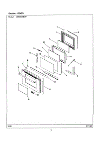 04 - Door parts for Maytag Range JDS8860BDP from AppliancePartsPros.com