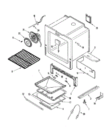 06 - Oven / Base parts for Jenn-Air Range JGS8850BDB from AppliancePartsPros.com