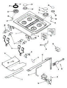 05 - Gas Controls parts for Jenn-Air Range JGS8850BDQ from AppliancePartsPros.com