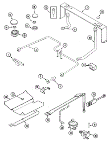 03 - Gas Controls parts for Jenn-Air Range JGS8750ADS from AppliancePartsPros.com