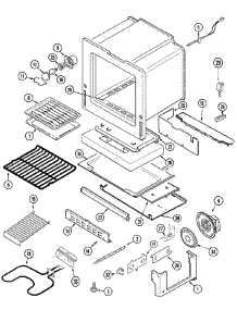 05 - Oven / Base parts for Jenn-Air Range JGR8850BDB from AppliancePartsPros.com