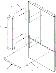07 - Handles (Jfc2087hrp) parts for Jenn-Air Refrigerator JFC2087HRP from AppliancePartsPros.com