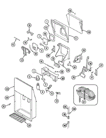 07 - Ice & Water Dispenser parts for Jenn-Air Refrigerator JRTD229W from AppliancePartsPros.com