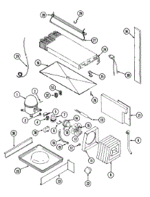 09 - Unit Compartment & System parts for Jenn-Air Refrigerator JRTF2160A from AppliancePartsPros.com