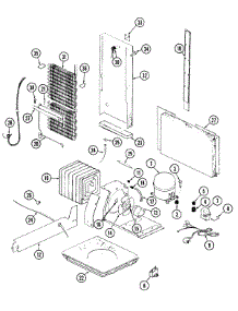 11 - Unit Compartment & System parts for Jenn-Air Refrigerator JRSD278A from AppliancePartsPros.com