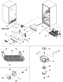 05 - Evaporator Area & Rollers parts for Jenn-Air Refrigerator JBL2086HES from AppliancePartsPros.com