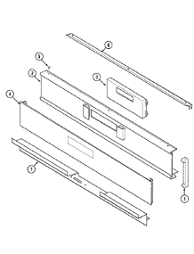 02 - Control Panel parts for Jenn-Air Oven W30400WC from AppliancePartsPros.com