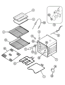 05 - Oven (Jjw9530acb / W) parts for Jenn-Air Oven JJW9530ACB from AppliancePartsPros.com