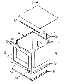03 - Body-Lower parts for Jenn-Air Oven WM2780W from AppliancePartsPros.com