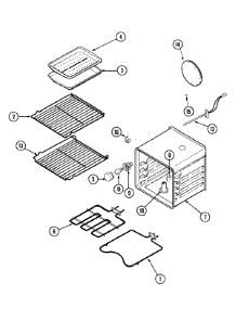 05 - Oven parts for Jenn-Air Oven JJW8530CAS from AppliancePartsPros.com