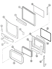 03 - Door (Stl) parts for Jenn-Air Oven JJW8530CAS from AppliancePartsPros.com
