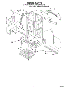 02 - Frame Parts parts for Kitchenaid Compactor KUCC151LPA0 from AppliancePartsPros.com