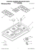 01 - Cooktop, Burner And Grate Parts