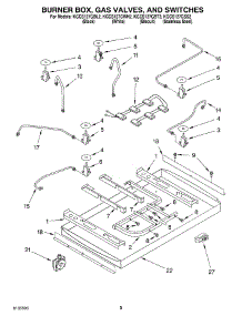 02 - Burner Box, Gas Valves, And Switches parts for Kitchenaid Cooktop KGCS127GSS2 from AppliancePartsPros.com