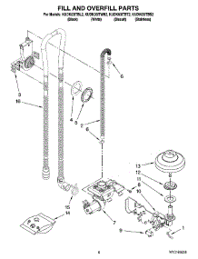 06 - Fill And Overfill Parts parts for Kitchenaid Dishwasher KUDK03ITBT2 from AppliancePartsPros.com