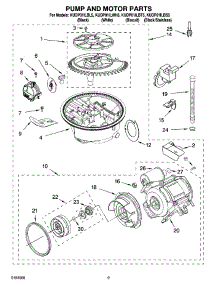 08 - Pump And Motor Parts parts for Kitchenaid Dishwasher KUDP01ILBS5 from AppliancePartsPros.com