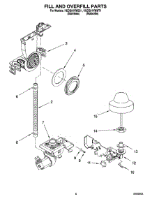 06 - Fill And Overfill Parts parts for Kitchenaid Dishwasher KUDS01VMMT1 from AppliancePartsPros.com