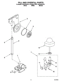 06 - Fill And Overfill Parts parts for Kitchenaid Dishwasher KUDS01DLWH0 from AppliancePartsPros.com