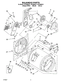 03 - Bulkhead Parts parts for Kitchenaid Dryer KEYS850LT1 from AppliancePartsPros.com