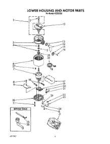 02 - Section Parts For Kitchenaid Disposer Kcdi250x From Appliancepartspros.Com