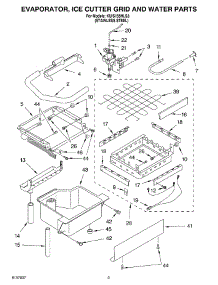 02 - Evaporator, Ice Cutter Grid And Water parts for Kitchenaid Ice Machine KUIS155HLS3 from AppliancePartsPros.com