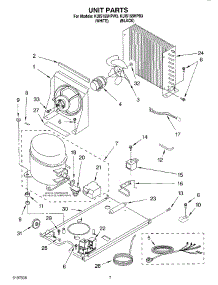 05 - Unit parts for Kitchenaid Ice Machine KUIS155HPB3 from AppliancePartsPros.com