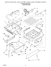 02 - Evaporator, Ice Cutter Grid And Water parts for Kitchenaid Ice Machine KUIS185JSS0 from AppliancePartsPros.com