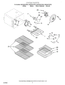 04 - Oven parts for Kitchenaid Range KERC607HBT5 from AppliancePartsPros.com