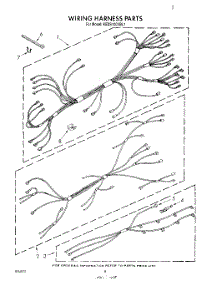 06 - Wiring Harness , Lit / Optional parts for Kitchenaid Range KEDS100VWH1 from AppliancePartsPros.com