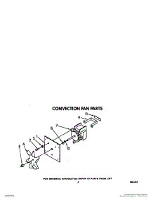 04 - Convection Fan parts for Kitchenaid Oven KEBS277WWH0 from AppliancePartsPros.com