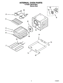 03 - Internal Oven Parts parts for Kitchenaid Range KDRP707RSS01 from AppliancePartsPros.com