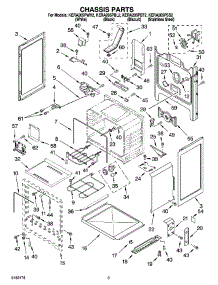 03 - Chassis Parts parts for Kitchenaid Range KERA205PSS2 from AppliancePartsPros.com