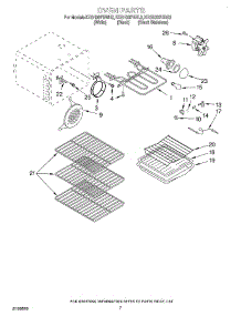 05 - Oven parts for Kitchenaid Range KESH307HBL3 from AppliancePartsPros.com