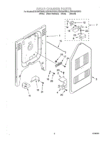 06 - Rear Chassis parts for Kitchenaid Range KESC307HBT3 from AppliancePartsPros.com