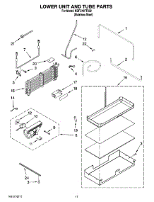 10 - Lower Unit And Tube Parts parts for Kitchenaid Refrigerator KBFC42FTS02 from AppliancePartsPros.com