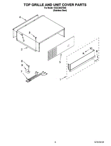 06 - Top Grille And Unit Cover Parts parts for Kitchenaid Refrigerator KSSC36QTS00 from AppliancePartsPros.com