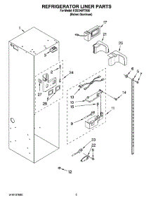 04 - Refrigerator Liner Parts parts for Kitchenaid Refrigerator KSSO48FTX00 from AppliancePartsPros.com