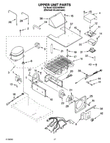 11 - Upper Unit Parts parts for Kitchenaid Refrigerator KSSO48FMX01 from AppliancePartsPros.com